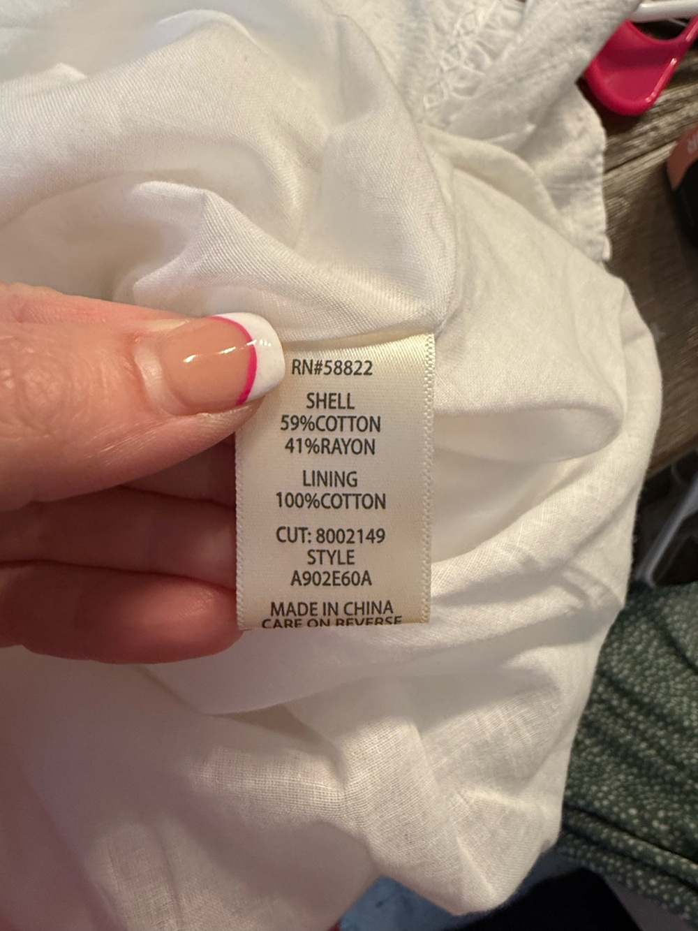 NWT Max Studio White Flutter Sleeve Boho Dress – Size Small - Picture 7 of 7